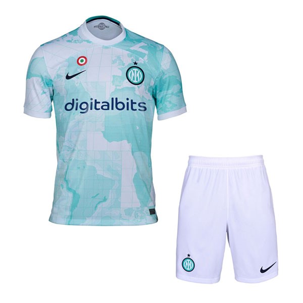 Camiseta Inter Milan Replica Segunda Ropa Niño 2022/23